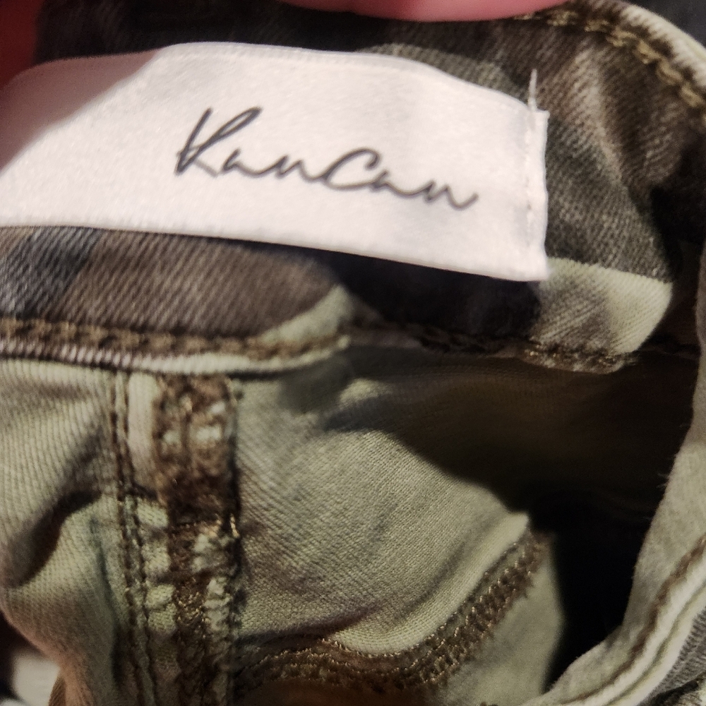 KanCan Camo Jean Shorts Size S Euc - Picture 3 of 4